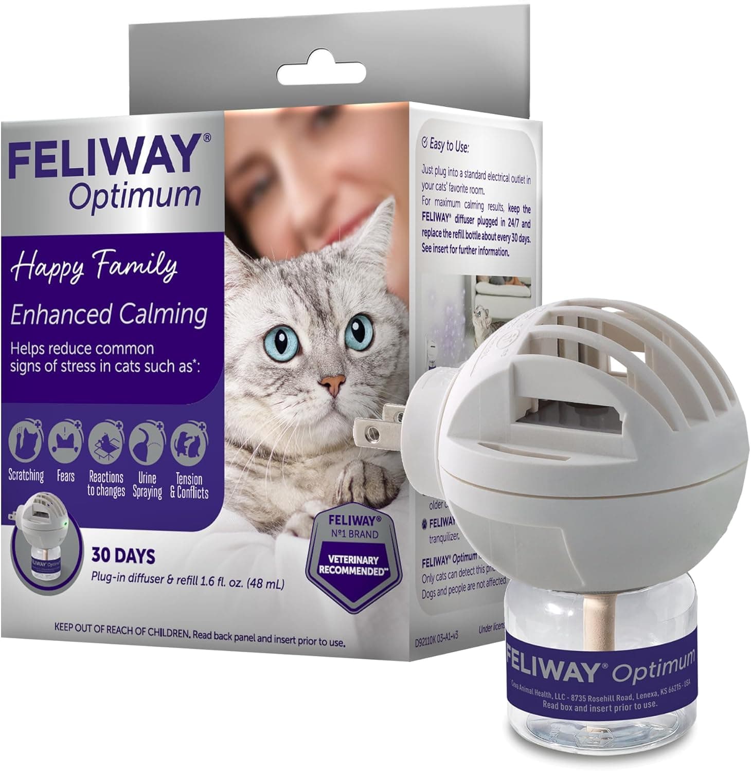 FELIWAY Optimum - effective solution for female cat spraying