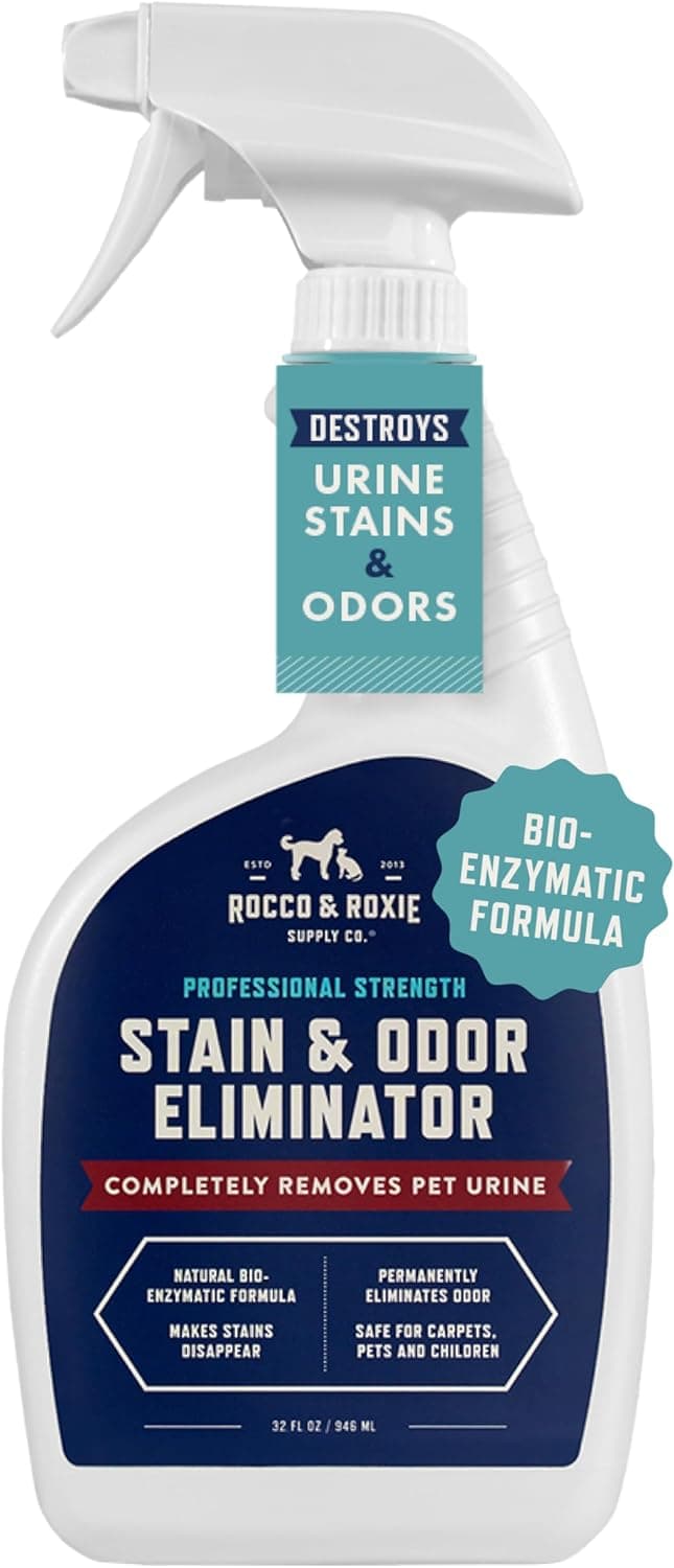 Rocco & Roxie Professional Strength Enzyme Cleaner - effective solution for female cat spraying